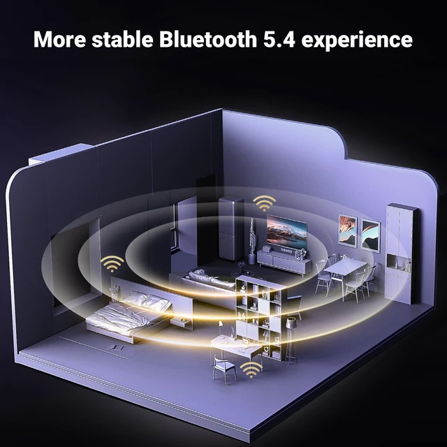 Alt view image 11 of 12 - UGREEN USB Bluetooth Adapter 5.4 for PC, Plug & Play for Windows 11/10/8.1, Bluetooth Receiver & Transmitter for Keyboard/Mouse/Headphone/Speakers