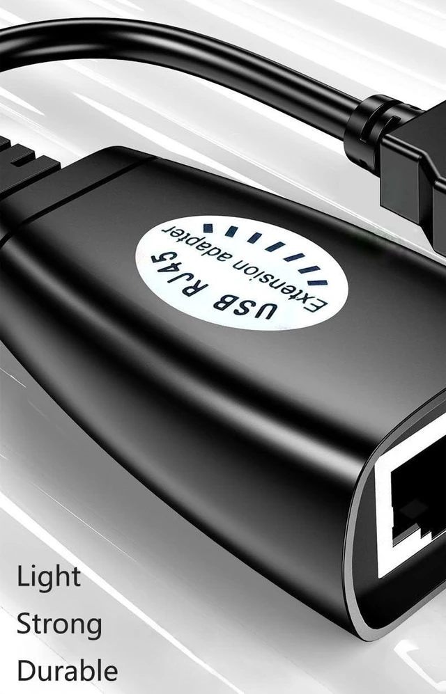 Alt view image 12 of 14 - USB Over Ethernet Extender to Rj45 Adapter for Cat 6/6e/5/5e UP to 50m/164ft, USB to Ethernet Adapter for Laptop, Compatible with Computers, Mobile Phones, Keyboards, U Disks, Printers