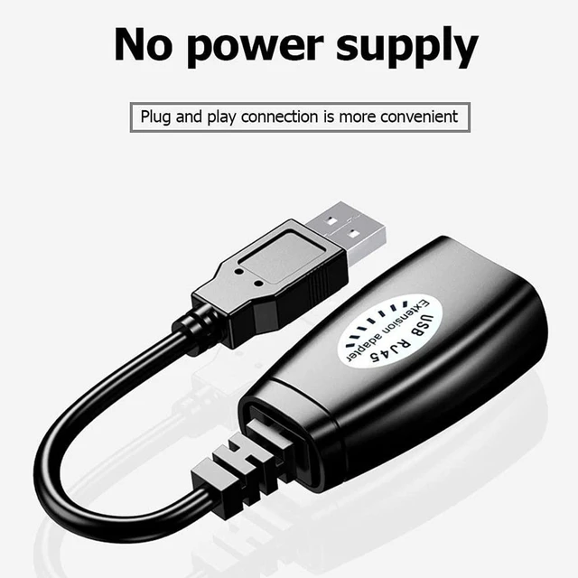 Alt view image 13 of 14 - USB Over Ethernet Extender to Rj45 Adapter for Cat 6/6e/5/5e UP to 50m/164ft, USB to Ethernet Adapter for Laptop, Compatible with Computers, Mobile Phones, Keyboards, U Disks, Printers
