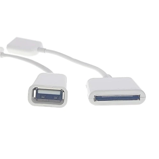 Alt view image 3 of 6 - Adapter Cable 30-pin Female to USB 2.0 Female Data Short Cable 30P 15CM Conversion line