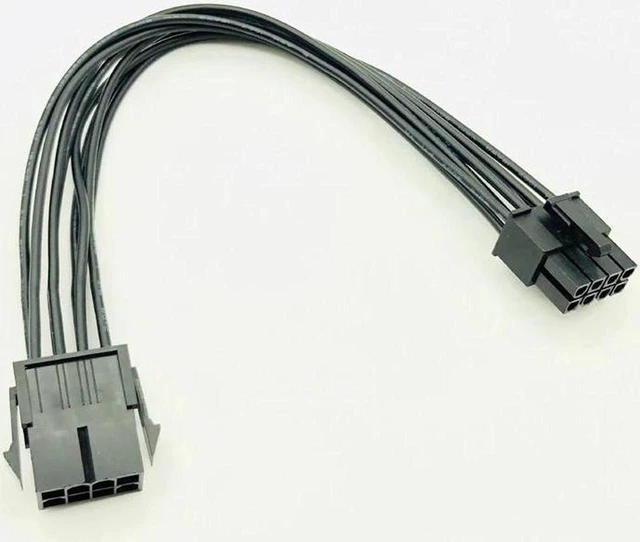 Main image of BUCIER 8Pin CPU Power Cable 8 Pin PCI-E to 8 Pin ATX EPS Male to Female PSU Motherboard Power Supply Extension Adapter Cable 20cm 18AWG