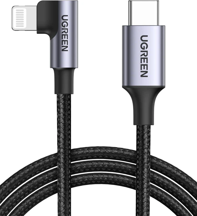 Main image of MFi Certification Lightning Cable - 90 Degree USB C to Lightning Cable 6FT Compatible with iPhone 14/14 Pro/14 Pro Max iPhone 13/12/11/X/XR/XS/8 Series iPad