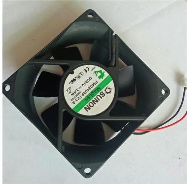 Alt view image 2 of 4 - Original SUNON built standard 8CM 8025 24V 3.4W KD2408PTS1-6A inverter fan