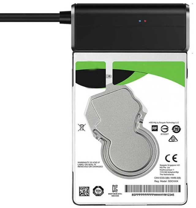 Alt view image 4 of 5 - 45CM USB 3.0 To Sata 3 2 1 Adapter Converter Cable SataIII To USB3.0 For 2.5" 3.5" inch Sata III II I HDD SSD Hard Disk Drive