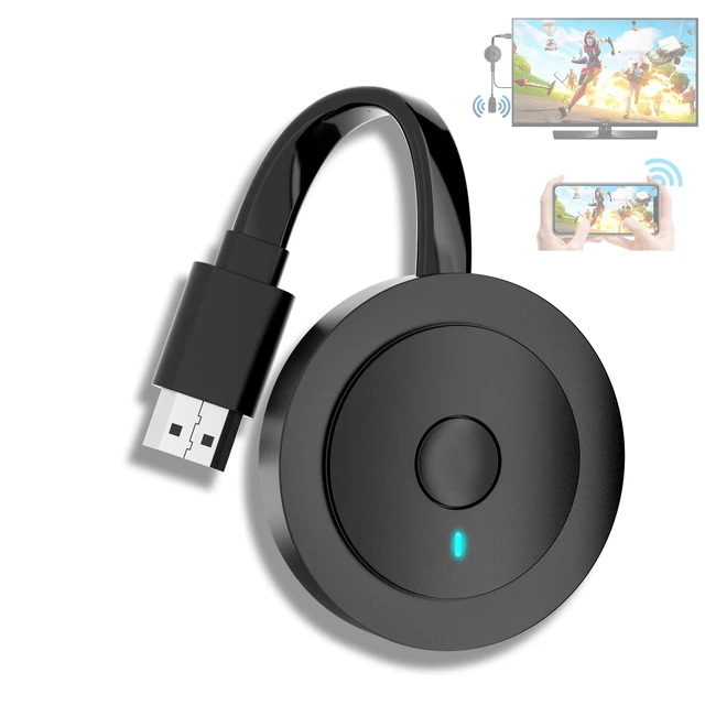 Alt view image 8 of 14 - 4K Wireless HDMI Display Dongle Adapter 1080P, WiFi Casting Movies, Shows Receiver for i-Phone, i-Pad, iOS, Android, Tablet, Laptop, Windows to HDTV/Monitor/Projector, Support Miracast Air Play DLNA