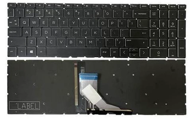 Main image of Crystal cap backlit keyboard for HP Pavilion Gaming 15T-DK 15-CR 15-CS