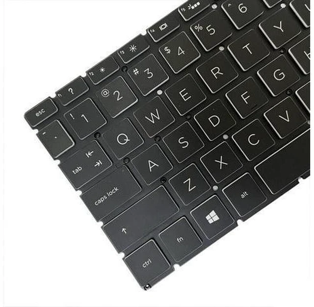 Alt view image 2 of 5 - Crystal cap backlit keyboard for HP Pavilion Gaming 15T-DK 15-CR 15-CS