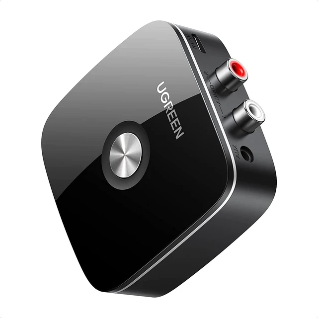 Main image of UGREEN Bluetooth Receiver 5.0 Wireless Auido Music RCA Adapter for Home Car Music Streaming Sound with 3.5mm and 2RCA Compatible with iPhone X, 8, 8 Plus, iPad, Samsung S8 Plus, Note 8, Tablet, Laptop