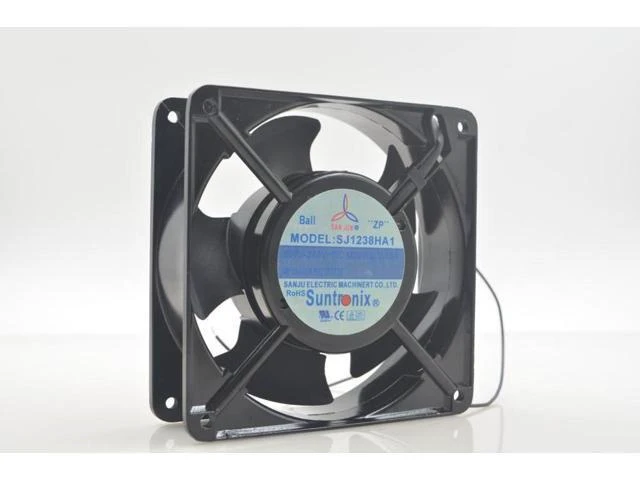 Alt view image 2 of 3 - Brand new original Sanju SJ1238HA1 AC110V12038 double ball axial flow cooling fan fan 4 inch