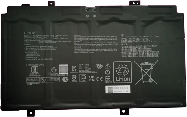 Main image of C41N2110 Laptop Battery 75Wh 4846mAh 8-Cell 15.48V Compatible with ASUS Zenbook 17 Fold OLED Series Notebook 0B200-04220000