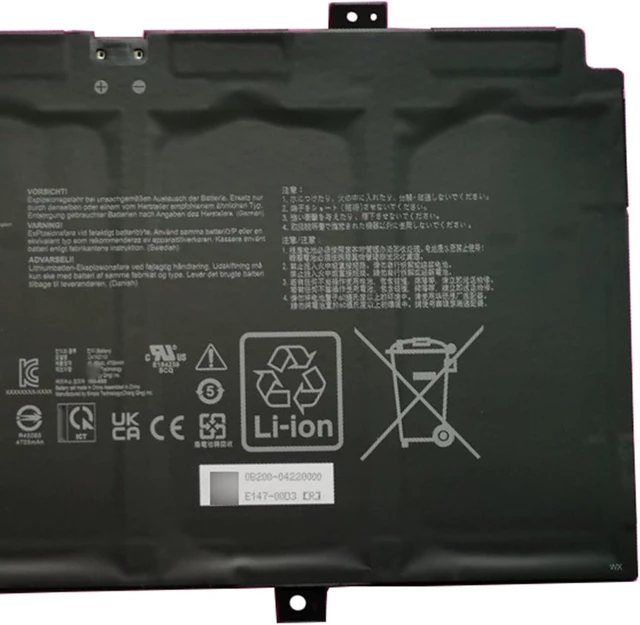 Alt view image 3 of 4 - C41N2110 Laptop Battery 75Wh 4846mAh 8-Cell 15.48V Compatible with ASUS Zenbook 17 Fold OLED Series Notebook 0B200-04220000