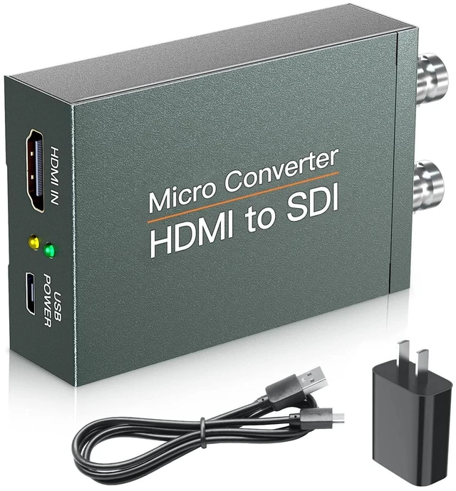 Main image of HDMI to 2x SDI Converter - Audio Embedder, Auto Format Detection (HDMI Type A)