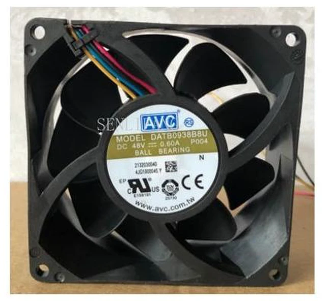 Main image of DATB0938B8U DC 48V 0.6A 9038 9CM 90*90*38mm 4 Wires 8U Inverter Cooling Fan