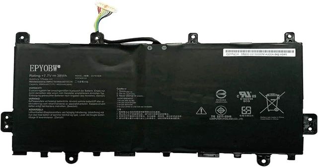 Main image of C21N1808 Laptop Battery 38Wh 4940mAh 7.7V Compatible with Asus Chromebook C523NA C523NA-A20007 C523NA-1A Series C21PqCH 0B200-03060000 0B200-03130000