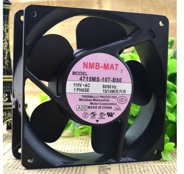 Main image of NMB 4715MS-10T-B50 110V 100V 12038 15W 12CM axial flow cooling fan