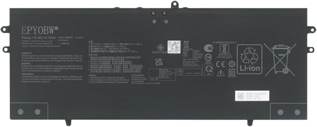 Main image of C41N2304 Laptop Battery 75Wh 4825mAh 15.56V Compatible with Asus ZenBook 14 UM3000 / 14 OLED UM3406HA / Vivobook S 15 S5507 / Vivobook S 16 S5606 S5606MA Series 0b200-04480200