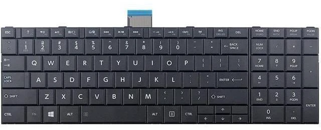 Main image of US Black Keyboard for Toshiba PN: AEBD5U00030-US MP-11B93US-920A A000238320