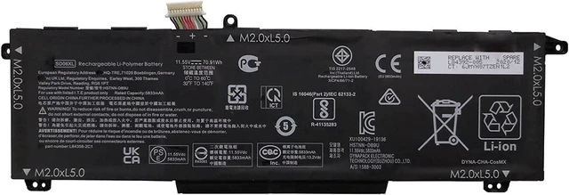 Main image of SD06XL Laptop Battery Compatible with HP Omen 15-EK 15-EN 15-ek0xxx 15-ek0013dx 15-ek1013dx 15-EK0019NR EK0008CA EK1017TX 15-en0xxx 15-en0023dx 15-en1075cl 15-EN0002AX Series(11.55V 70.91Wh)