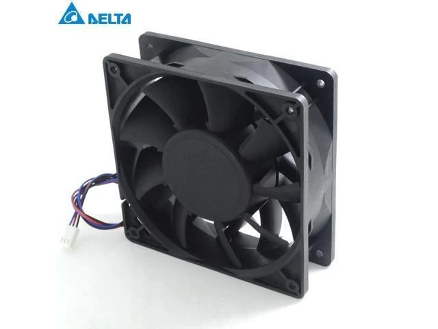 Alt view image 4 of 6 - 120*120*38mm FFB1224SHE-BR00 12038 24V 1.20A wind turbine fan for delta