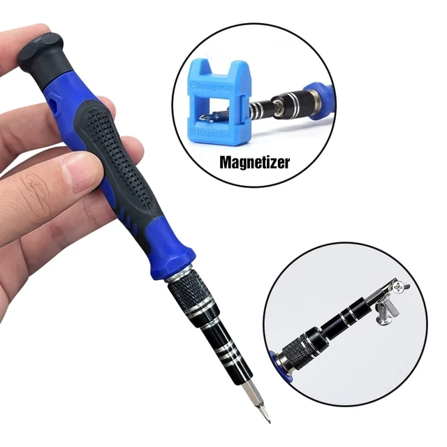 Alt view image 14 of 14 - 142 IN 1 Professional Computer Repair Tool Kit, Precision Screwdriver Set with 120 Bits Magnetic Repair Tool Kit for iPhone, MacBook, Computer, Laptop, PC, Tablet, PS4, Game Console, and Others