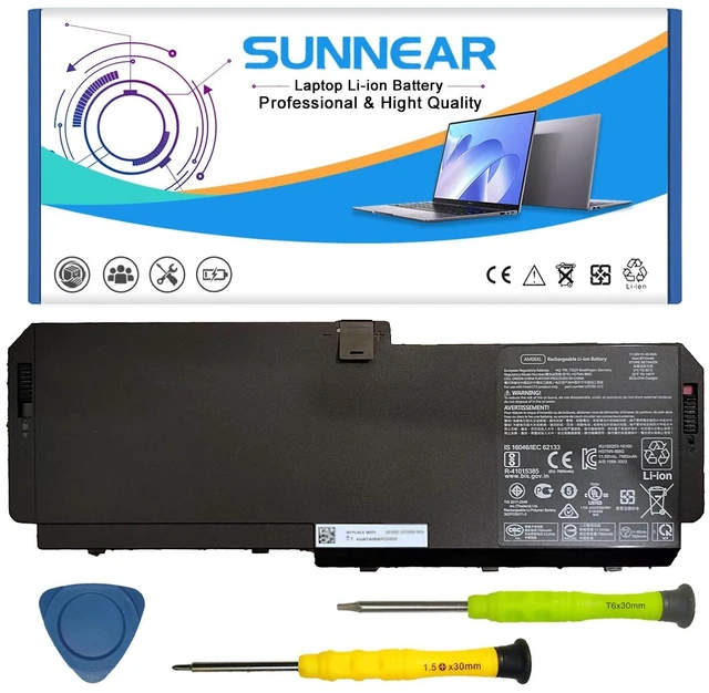 Main image of AM06XL Laptop Battery Compatible with HP Z Book 17 G5 G6 Series Laptop AMO6XL HSTNN-IB8G L07350-1C1 L07044-855 AM06095XL HSN-Q12C 11.55V 95.9Wh 8310mAh 6-Cell