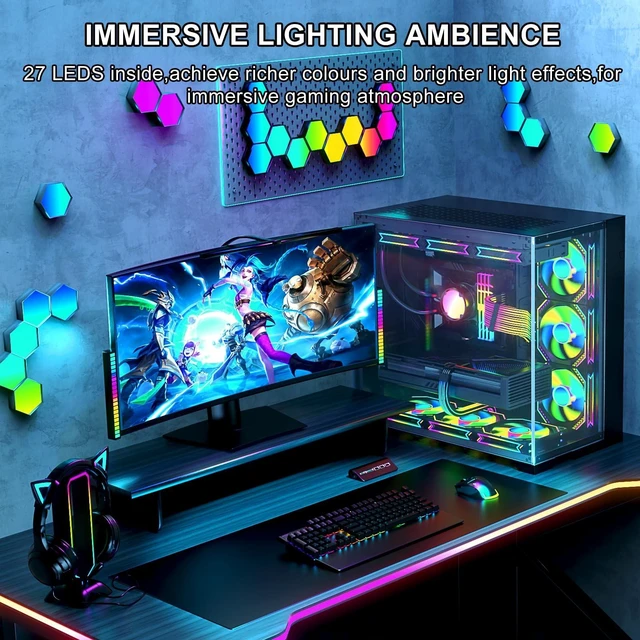 Alt view image 20 of 20 - RGB 8 Pin PCIE Cable,Bright ARGB GPU Cables Extension for RTX 3060 4060 4070 Radeon RX 6600 580 Graphics Card Power Supply 5V3Pin PC Case Accessory Black