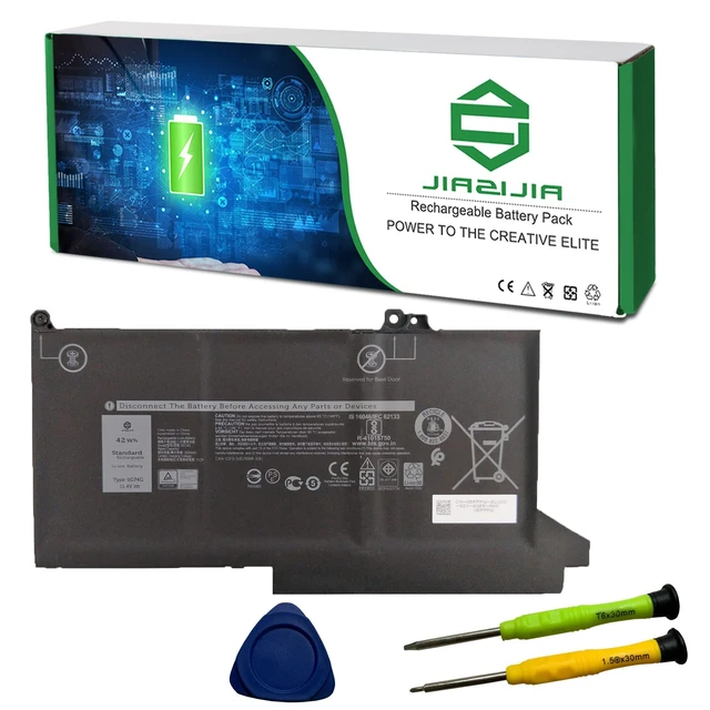 Main image of JIAZIJIA 0G74G 02PFPW Laptop Battery Replacement for Dell Latitude 5300 5310 7300 7400 P97G P97G001 P97G002 P96G P96G002 P96G003 P99G P99G001 P100G P100G001 Series OG74G 2PFPW 11.4V 42Wh 3500mAh