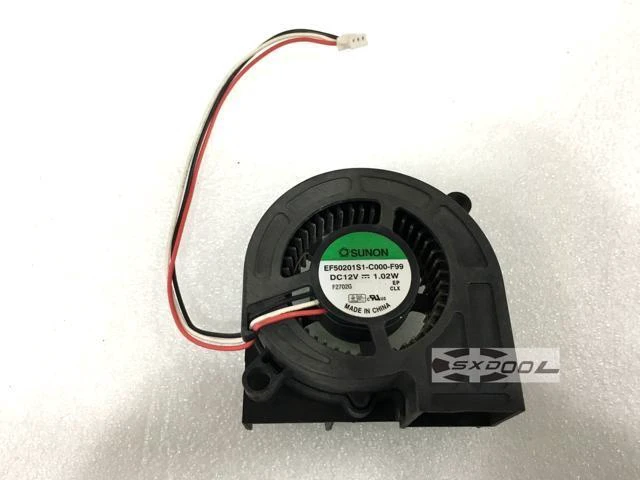 Alt view image 2 of 4 - Original SUNON EF50201S1-C000-F99 5cm Optoma t761st projector cooling fan