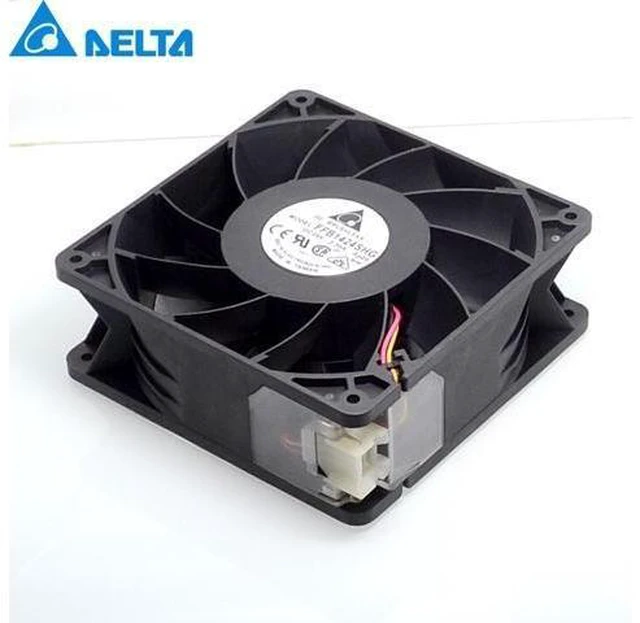 Alt view image 5 of 6 - delta 14050 24V2.3A FFB1424SHG super wind 14cm dual ball bearing cooling fan 140*140*50mm