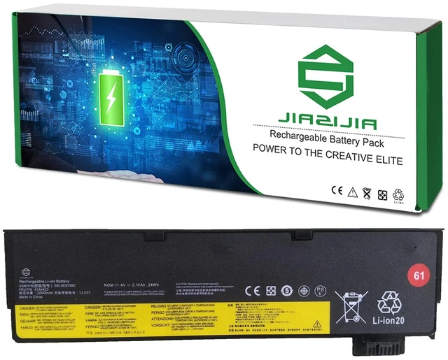 Main image of JIAZIJIA 01AV423 SB10K97580 Laptop Battery Replacement for Lenovo ThinkPad T470 T480 A475 A485 T570 T580 P51S P52S TP25 Series 61 4X50M08810 01AV422 SB10K97579 01AV424 01AV452 01AV490 11.4V 24Wh