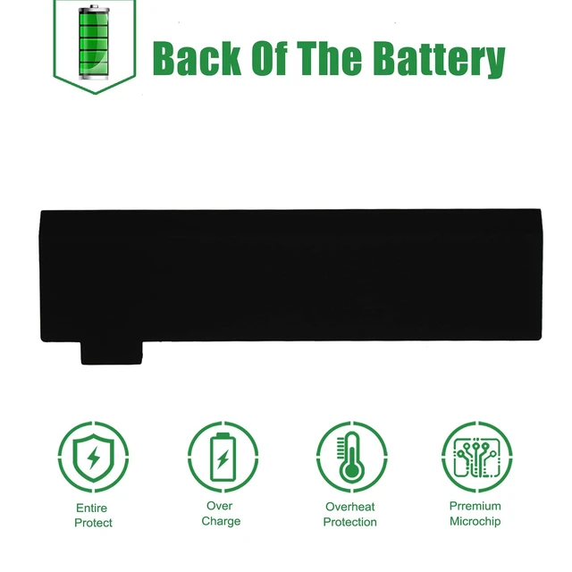 Alt view image 5 of 5 - JIAZIJIA 01AV423 SB10K97580 Laptop Battery Replacement for Lenovo ThinkPad T470 T480 A475 A485 T570 T580 P51S P52S TP25 Series 61 4X50M08810 01AV422 SB10K97579 01AV424 01AV452 01AV490 11.4V 24Wh