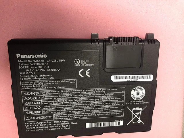 Alt view image 2 of 7 - cf 33/Extended battery/cf-vzsu1bw/genuine panasonic(ONLY Battery. NO Battery Cover.Without Bump Out Cover)