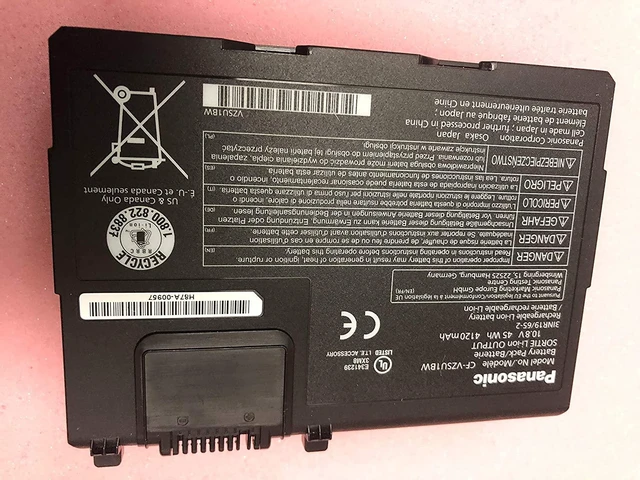 Alt view image 3 of 7 - cf 33/Extended battery/cf-vzsu1bw/genuine panasonic(ONLY Battery. NO Battery Cover.Without Bump Out Cover)