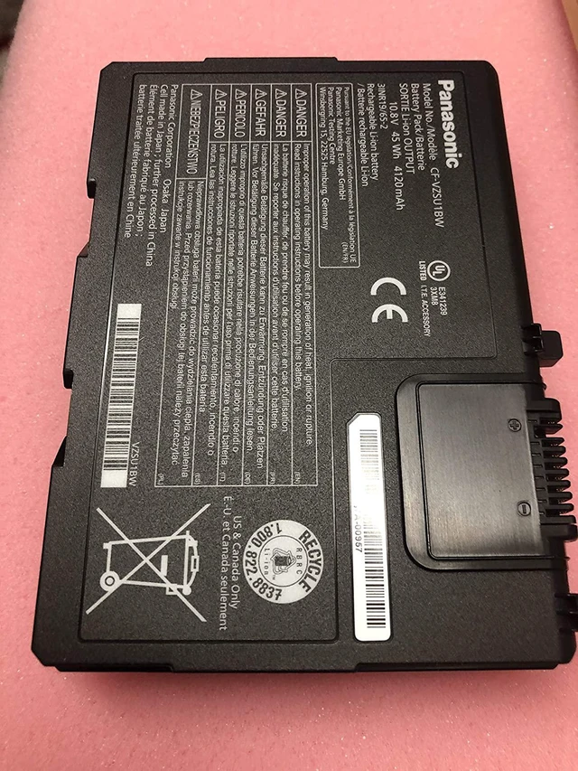 Alt view image 4 of 7 - cf 33/Extended battery/cf-vzsu1bw/genuine panasonic(ONLY Battery. NO Battery Cover.Without Bump Out Cover)