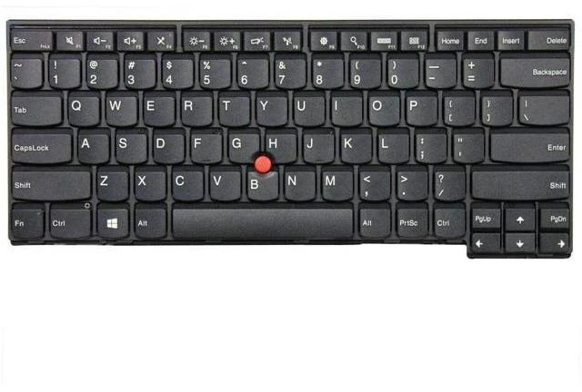 Main image of US Black Keyboard for Lenovo ThinkPad L470 (type 20J4 20J5 20JU 20JV)