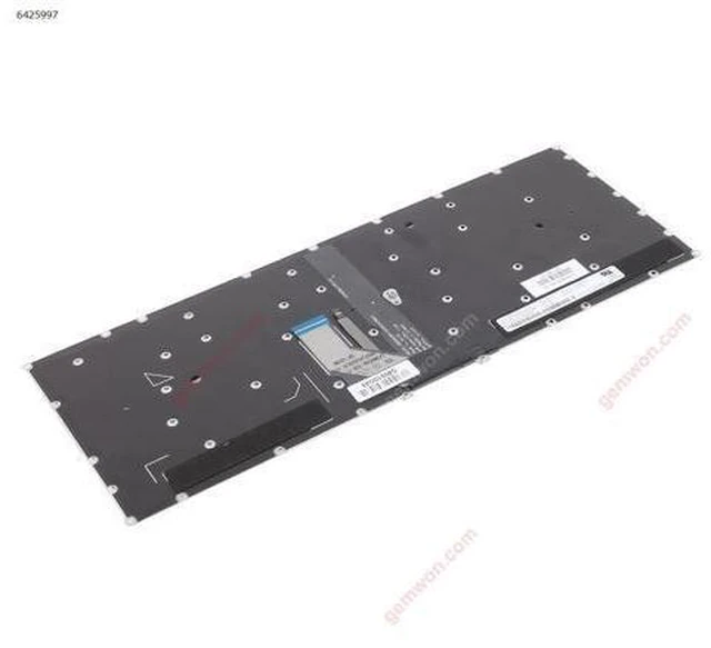 Alt view image 3 of 5 - US Keyboard for Lenovo Yoga 910-13IKB YOGA 5 Pro BLACK Backlit Without FRAME For