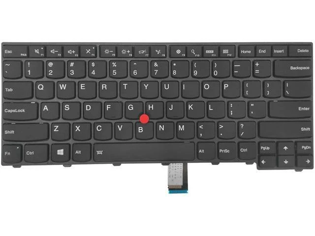 Alt view image 2 of 5 - US Black Keyboard for Lenovo ThinkPad L470 (type 20J4 20J5 20JU 20JV)