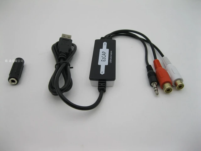 Alt view image 2 of 3 - USB Audio Capture Card 3.5mm Stereo Audio Grabber, Left/Right Channel Recording, Plug-and-Play for PC/Laptop/Mac