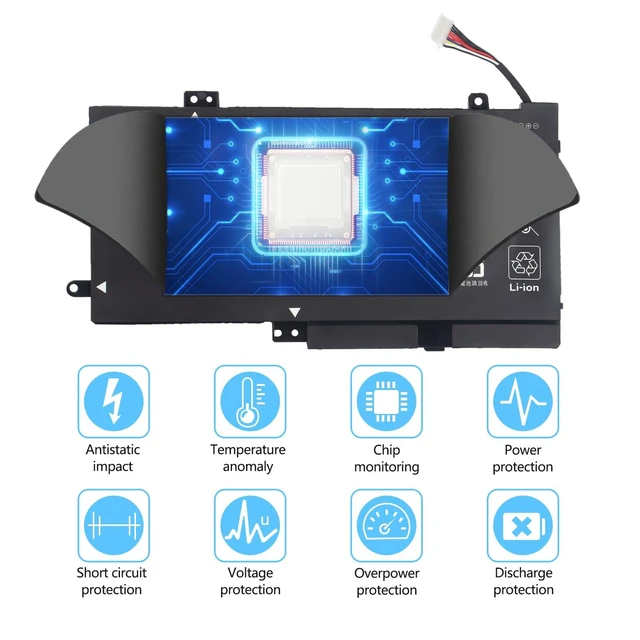 Alt view image 4 of 5 - A AMANDA 796356-005 LE03XL Laptop Battery for HP Pavilion X360 M6-W101dx W010dx W102dx W103dx 13-s120nr 13-s000 15-bk000 Series, 13-s120nr 13-s128nr 15-bk010nr 15-bk152nr LE03 HSTNN-PB6M HSTNN-YB5Q