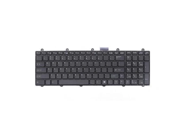 Alt view image 2 of 5 - Keyboard for MSI GT60 GT70 GT780 GT783 GX780 BLACK FRAME BLACK Small Enter US