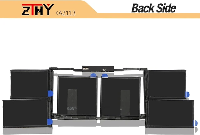 Alt view image 6 of 7 - ZTHY A2113 A2141 Laptop Battery Replacement for MacBook Pro 16 inch A2141 2019 2020 EMC 3347 MVVJ2 MVVK2 MVVL2 MVVM2 MVVJ2xx/A MVVK2xx/A MVVL2xx/A MVVM2xx/A 11.36V 99.8Wh