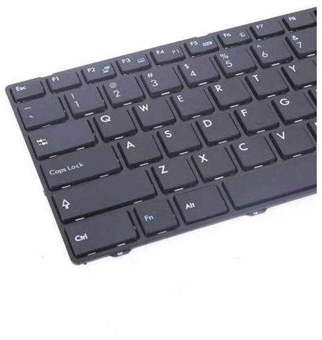 Alt view image 2 of 5 - US Keyboard for MSI GX60 GE60 GE70 Black Frame Black Small Enter V123322CK1