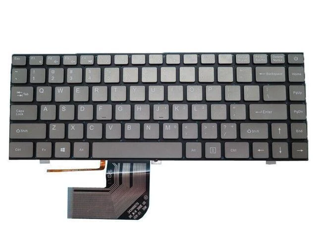 Alt view image 2 of 5 - Backlit Grey US Keyboard Forumper EZbook X4 DK MIN 300E 343000075 English
