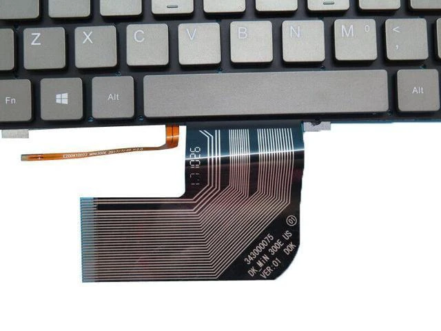 Alt view image 3 of 5 - Backlit Grey US Keyboard Forumper EZbook X4 DK MIN 300E 343000075 English
