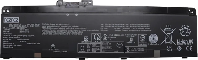 Main image of L23D4P71 Battery 52.5Wh 3392mAh Battery Replacement for Lenovo ThinkPad T14 Gen 5 / P14s Gen 5 Series Laptop SB11H56319 5B11H56418 L23M4P72 L23C4P73 L23B4P70 15.48V 4-Cell