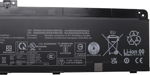 Alt view image 3 of 4 - L23D4P71 Battery 52.5Wh 3392mAh Battery Replacement for Lenovo ThinkPad T14 Gen 5 / P14s Gen 5 Series Laptop SB11H56319 5B11H56418 L23M4P72 L23C4P73 L23B4P70 15.48V 4-Cell