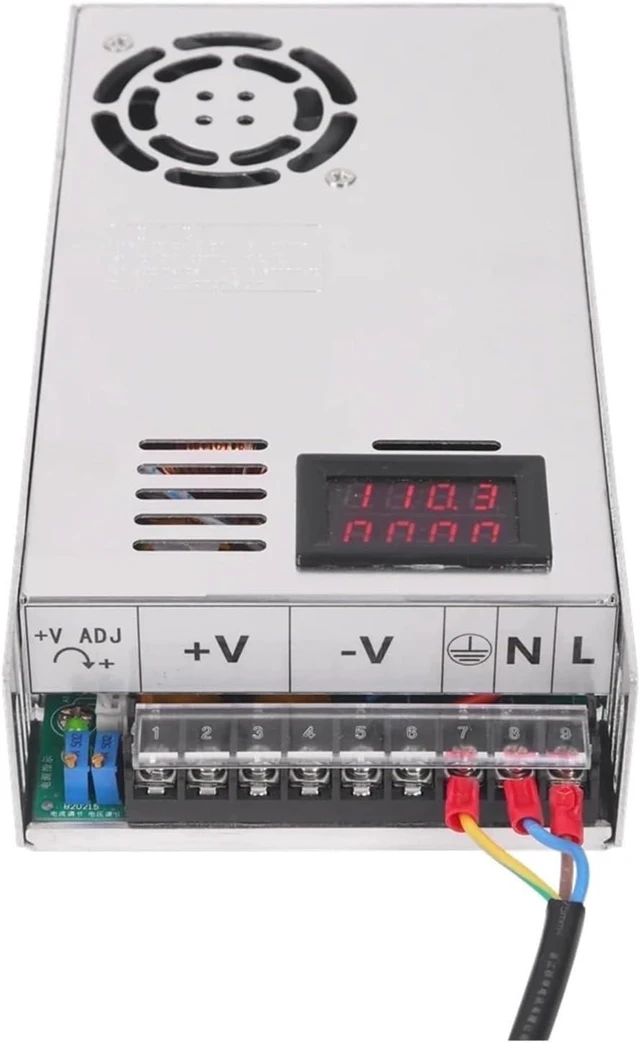 Main image of 500W Universal DC Switching Power Supply 0-12V 15V 24V 36V 48V 60V 85V 200V LED Digital Display Power Supply for Computer Lab, LED Strip Light and So on(48V)