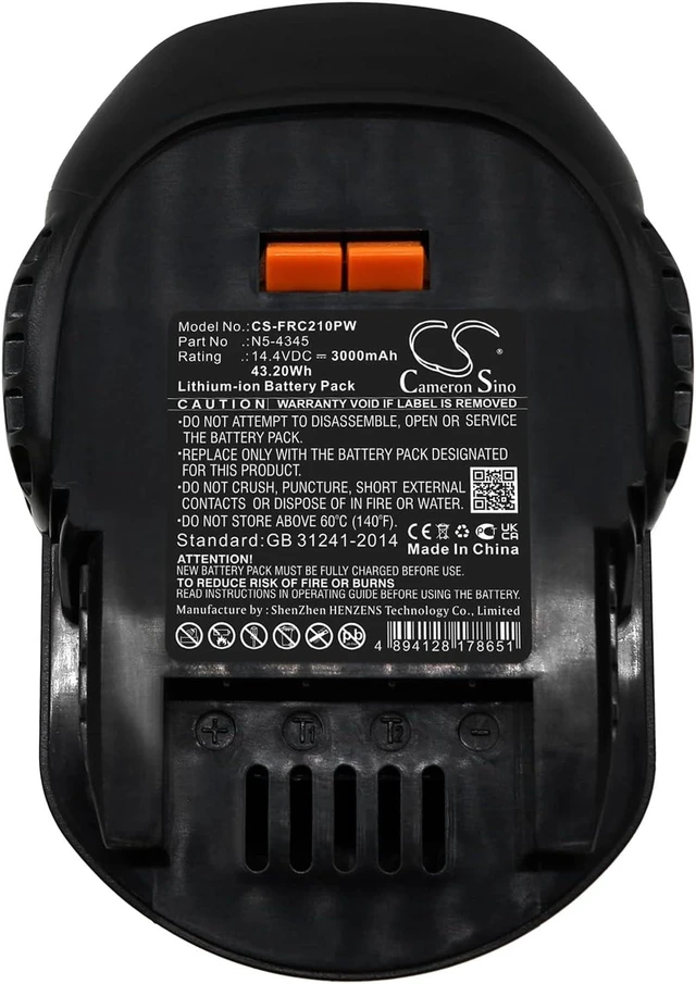 Alt view image 4 of 4 - Fromm Replacement Battery for Dynamic 2100 Compatible with N5-4345(3000mAh)