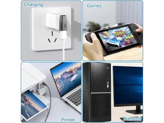 Alt view image 5 of 7 - 90 Degree USB 3.0 Adapter USB A 3.0 Male to Female Adapter Right Angle USB A Extender Adapter Supports Charging/Transfer for Laptop Mobile Power Mouse USB Stick 2Pcs (Right Angle)