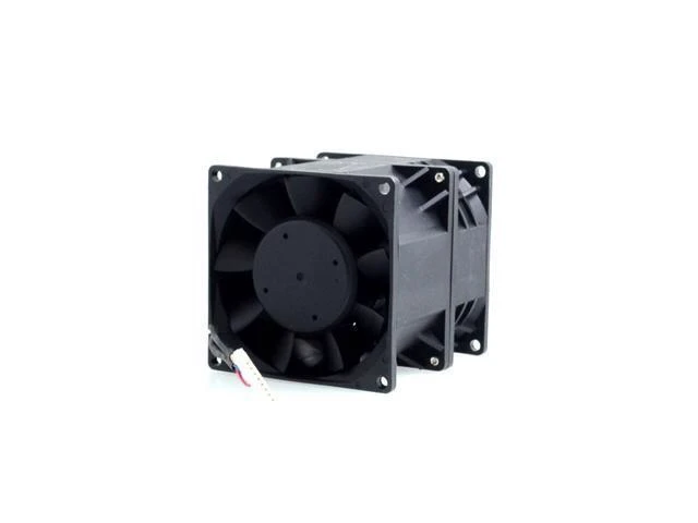 Alt view image 3 of 6 - New 8cm high speed car booster fan violence in 8090 12V 5.88A GFB0812DHU for Delta 80*80*90mm
